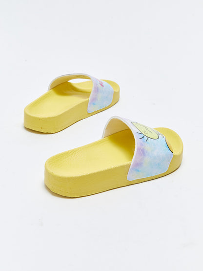 Tweety Licensed Single Striped Girl's Slippers