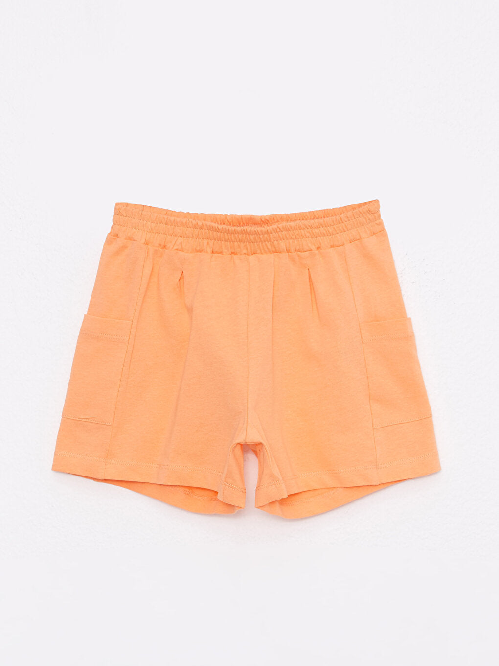 Basic Girls' Shorts with Elastic Waist