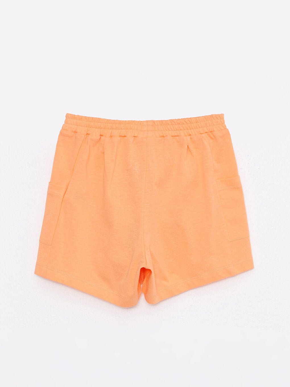 Basic Girls' Shorts with Elastic Waist