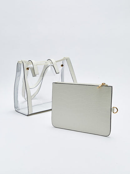 Transparent Looking Women's Shoulder Bag