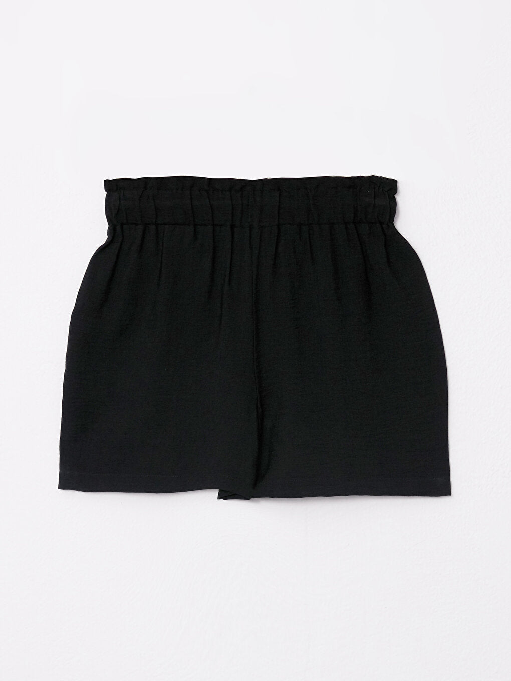 Women's Straight Bermuda Shorts with Elastic Waist