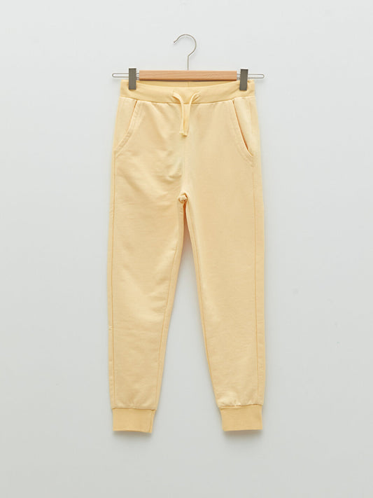 Basic Boy's Jogger Sweatpants with Elastic Waist