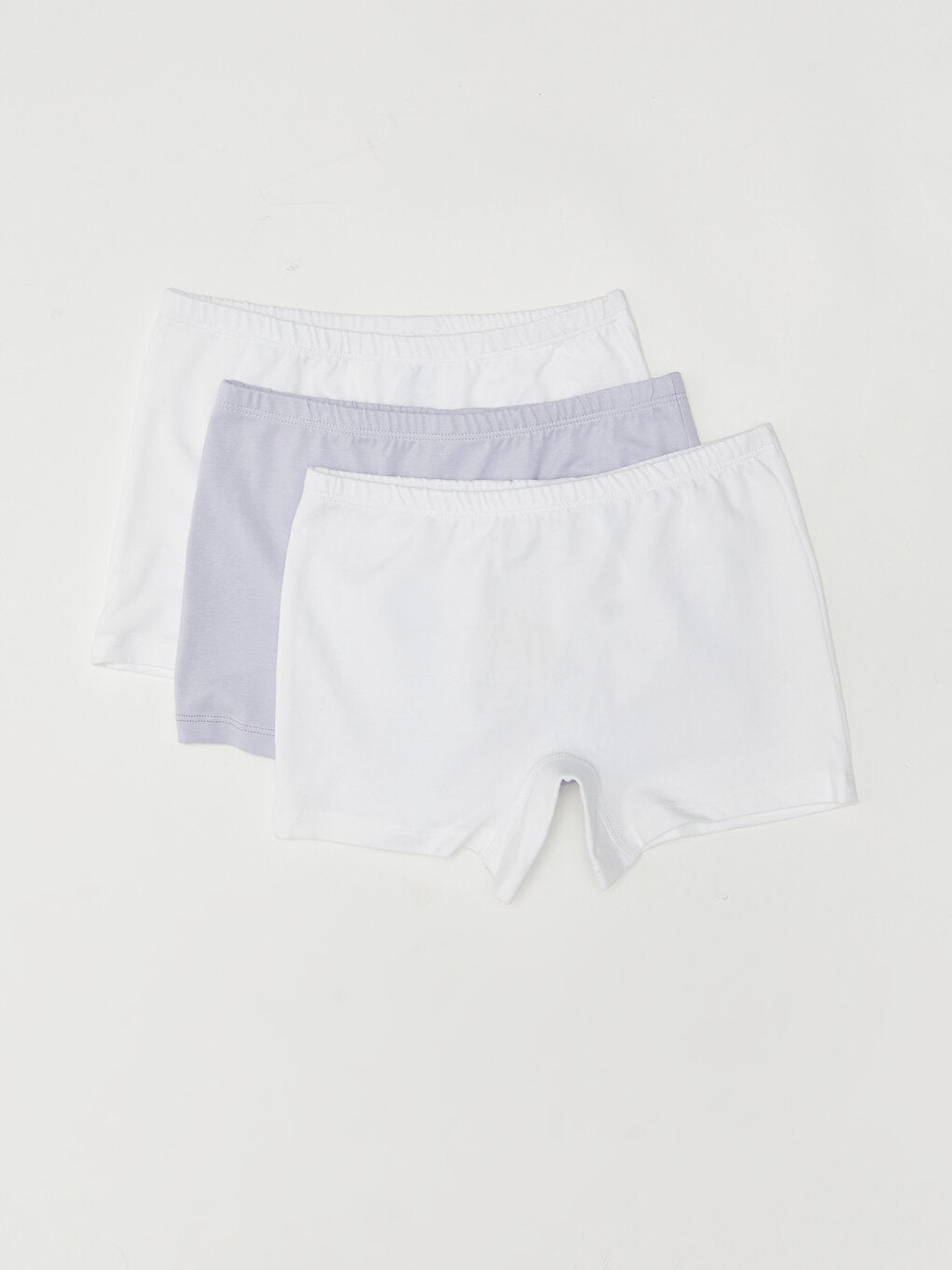 Basic Cotton Girl's Boxer 3-pack