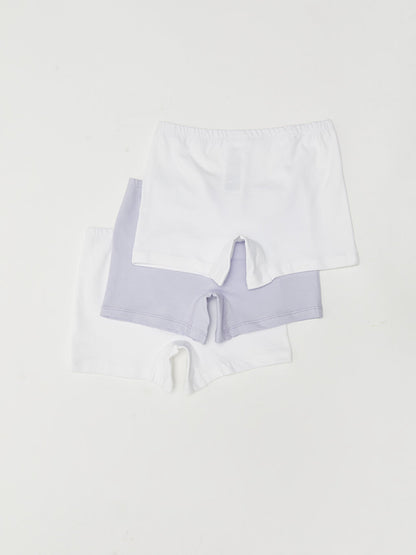 Basic Cotton Girl's Boxer 3-pack