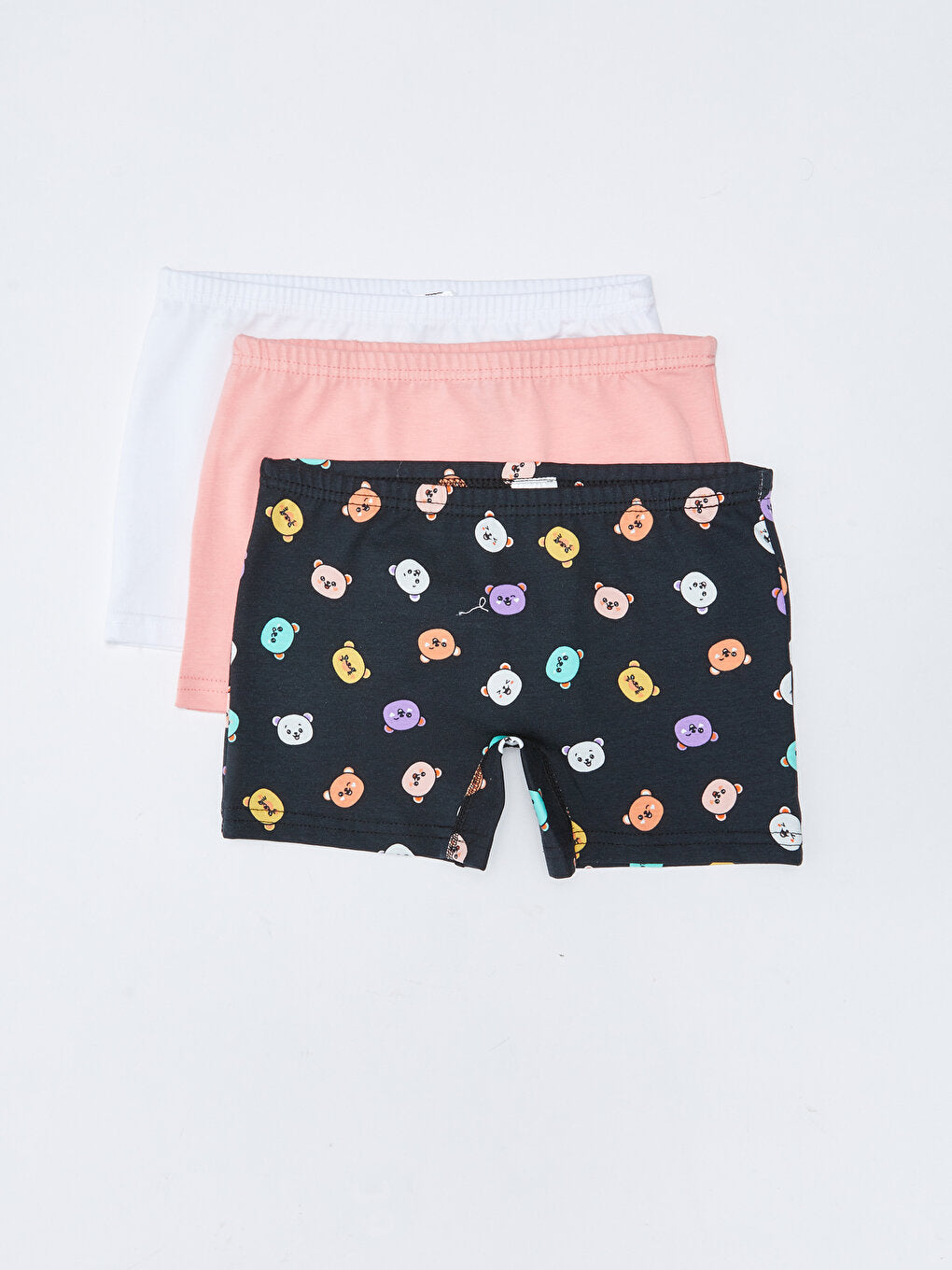 Cotton Girl's Boxer 3-Piece