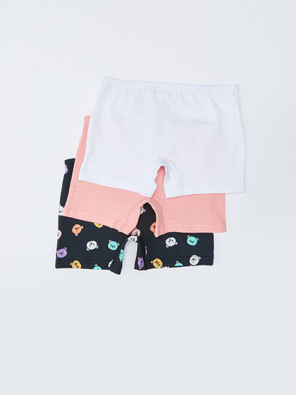 Cotton Girl's Boxer 3-Piece