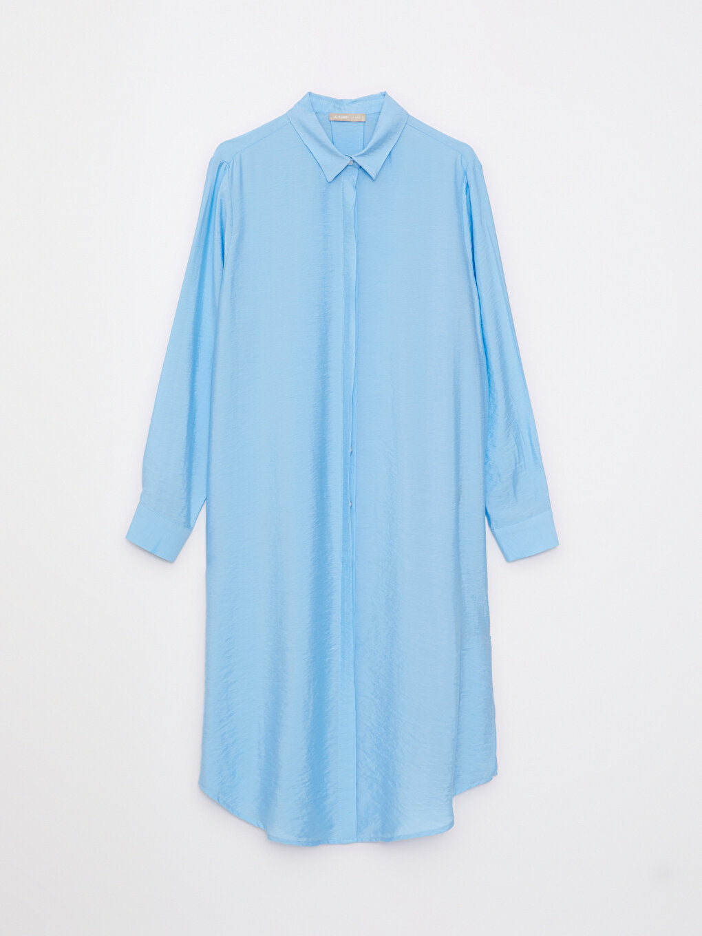 Plain Long Sleeve Women's Shirt Tunic