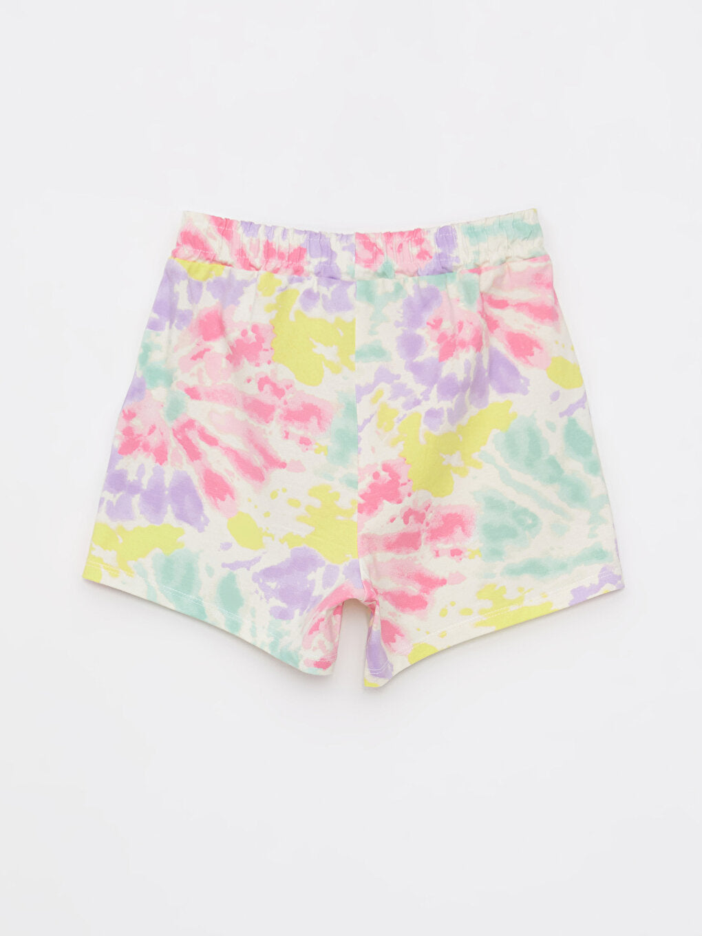 Printed Girls' Shorts with Elastic Waist