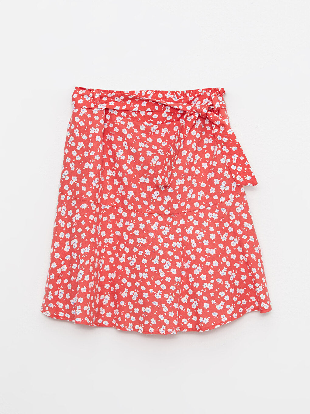 Patterned Viscose Girl's Shorts Skirt