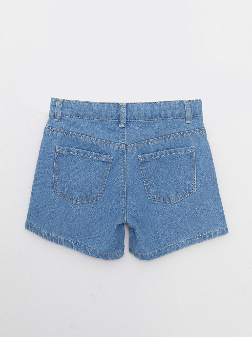 Embroidery Detailed Girls' Jean Shorts