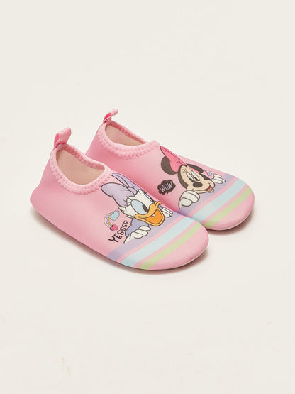 Minnie Mouse Licensed Printed Girls' Sea Shoes