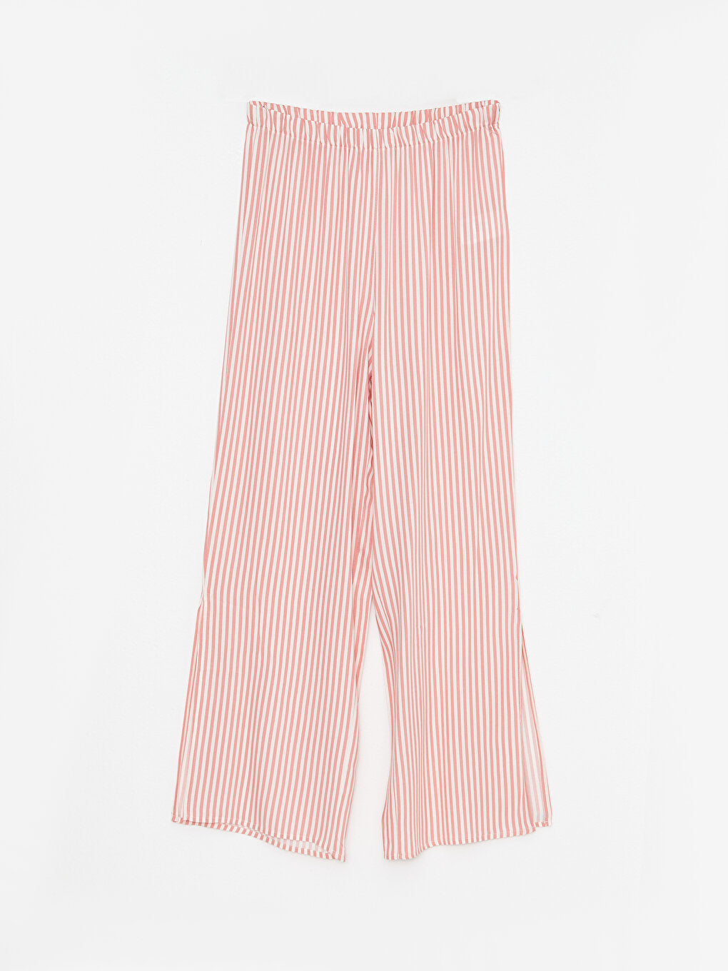 U-Neck Striped Sleeveless Viscose Women's Pajama Set