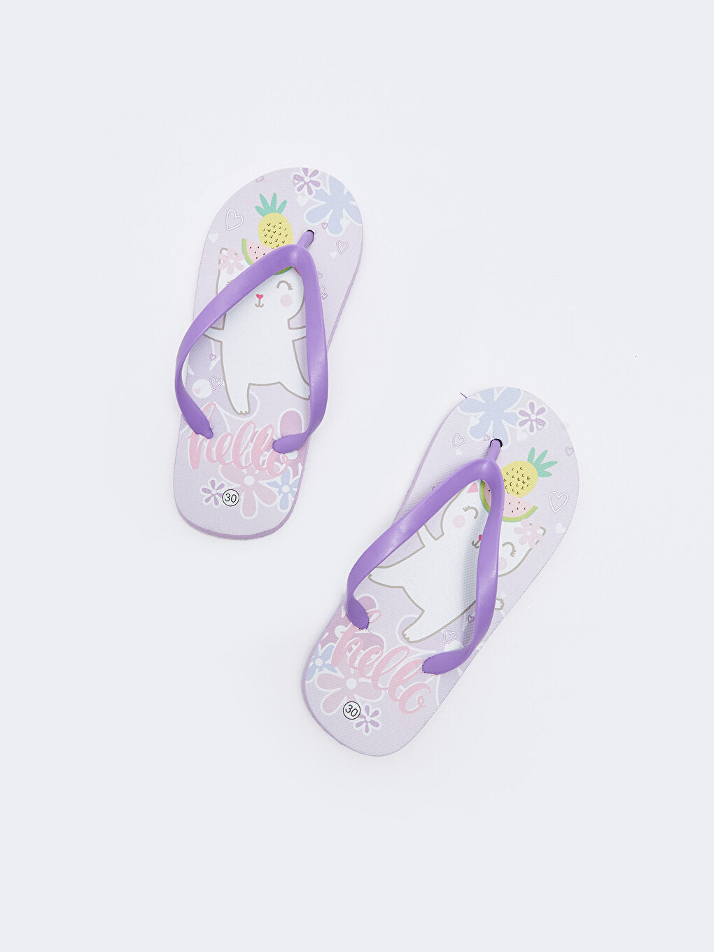 Printed Flip Flops Girls' Beach Slippers