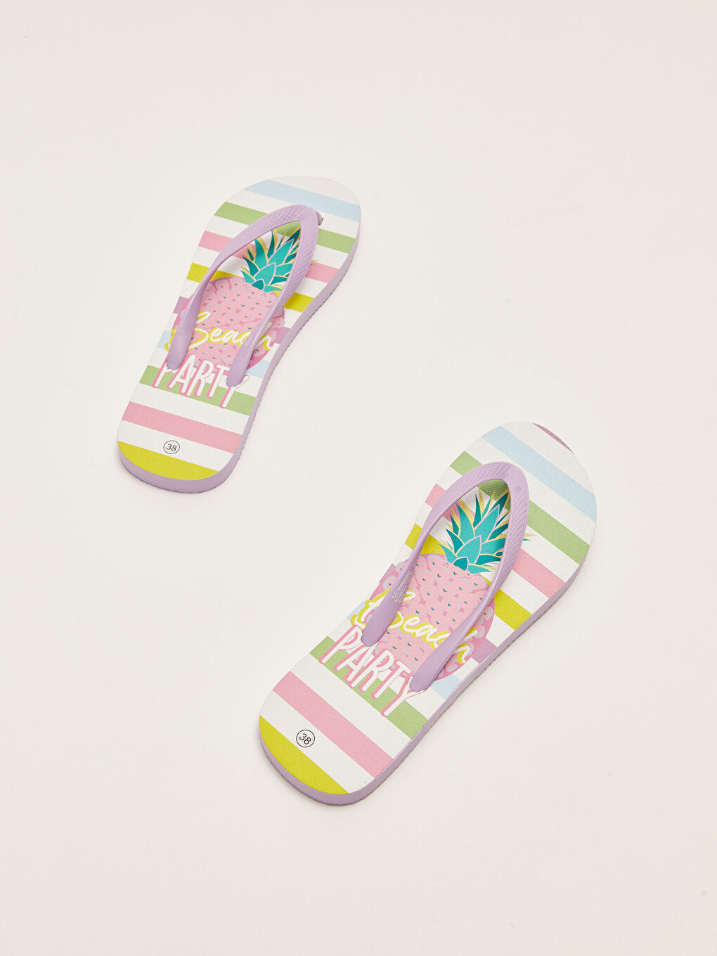 Printed Flip Flops Girls' Beach Slippers