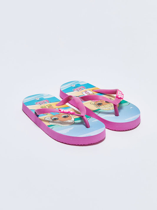 LOL Licensed Flip Flops Girls' Beach Slippers