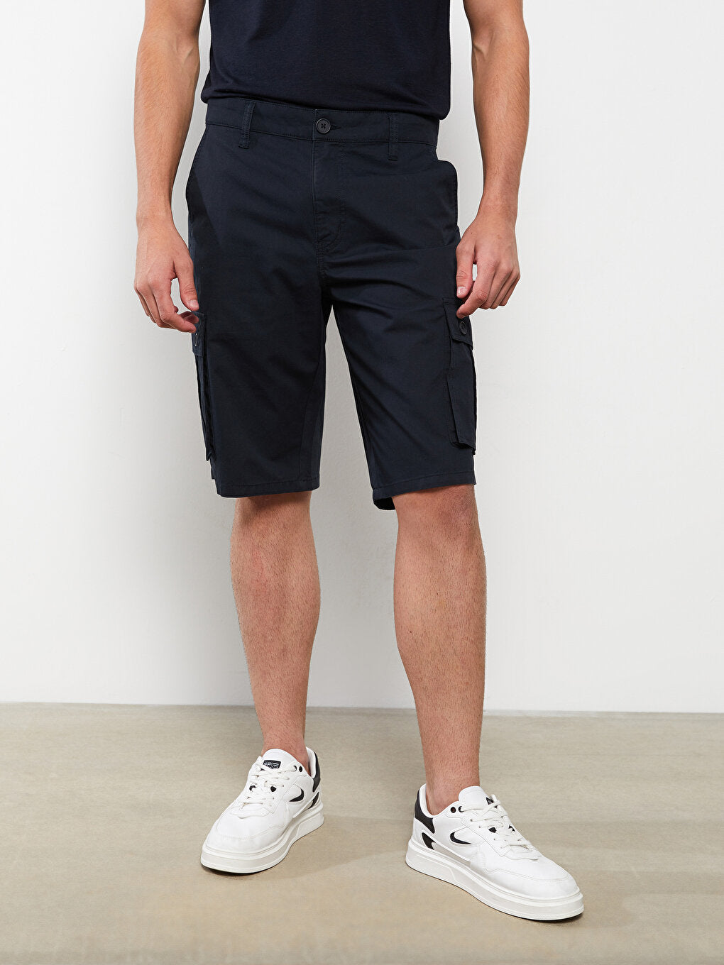 Standard Mold Gabardine Men's Cargo Shorts