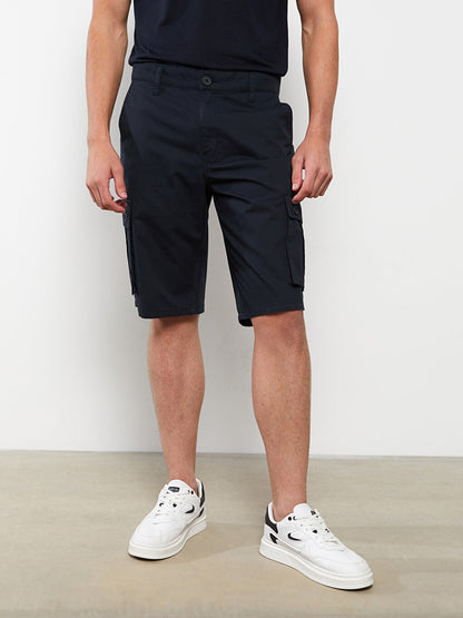 Standard Mold Gabardine Men's Cargo Shorts