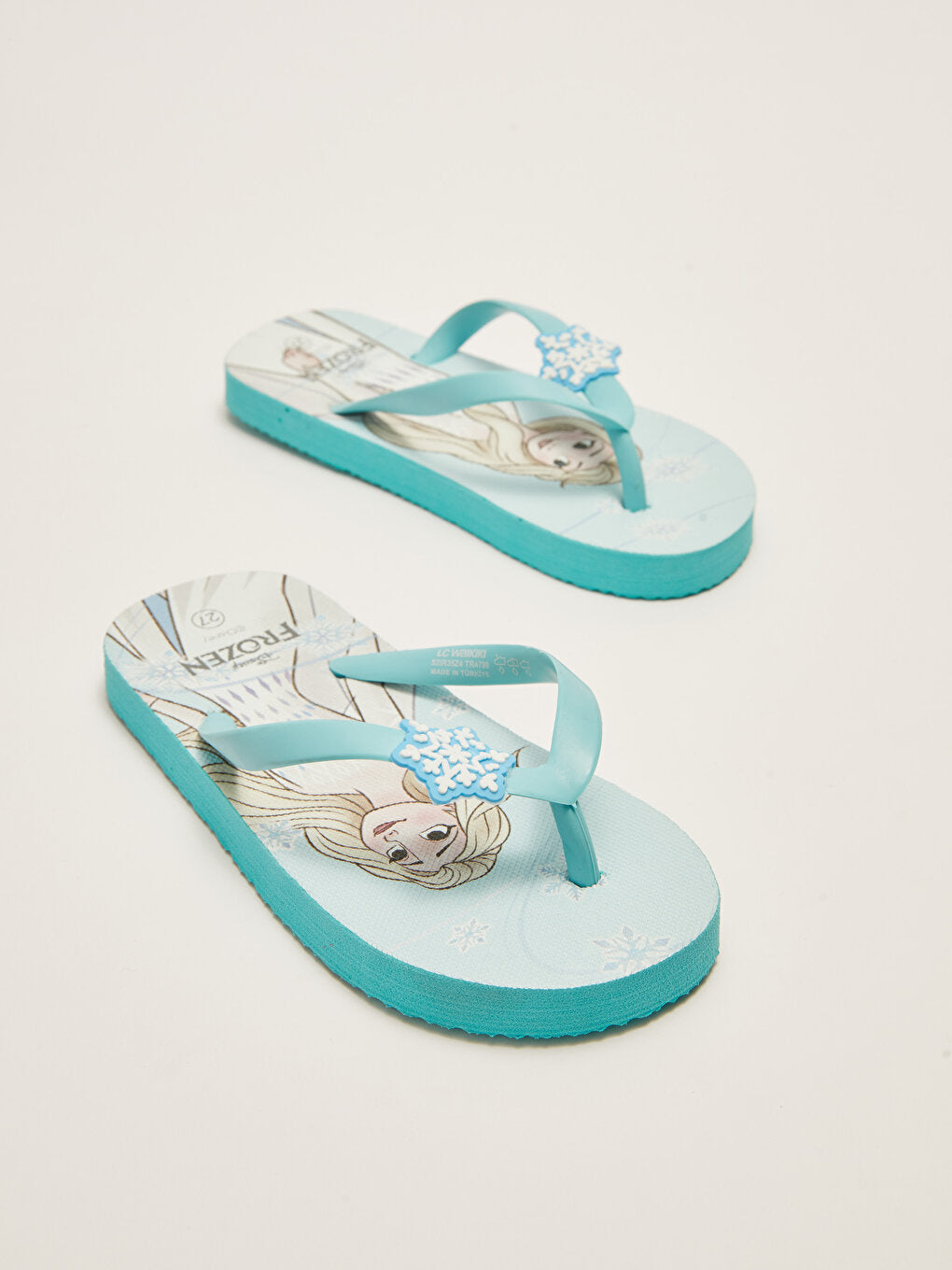 Frozen Licensed Girl's Flip Flops Beach Slippers