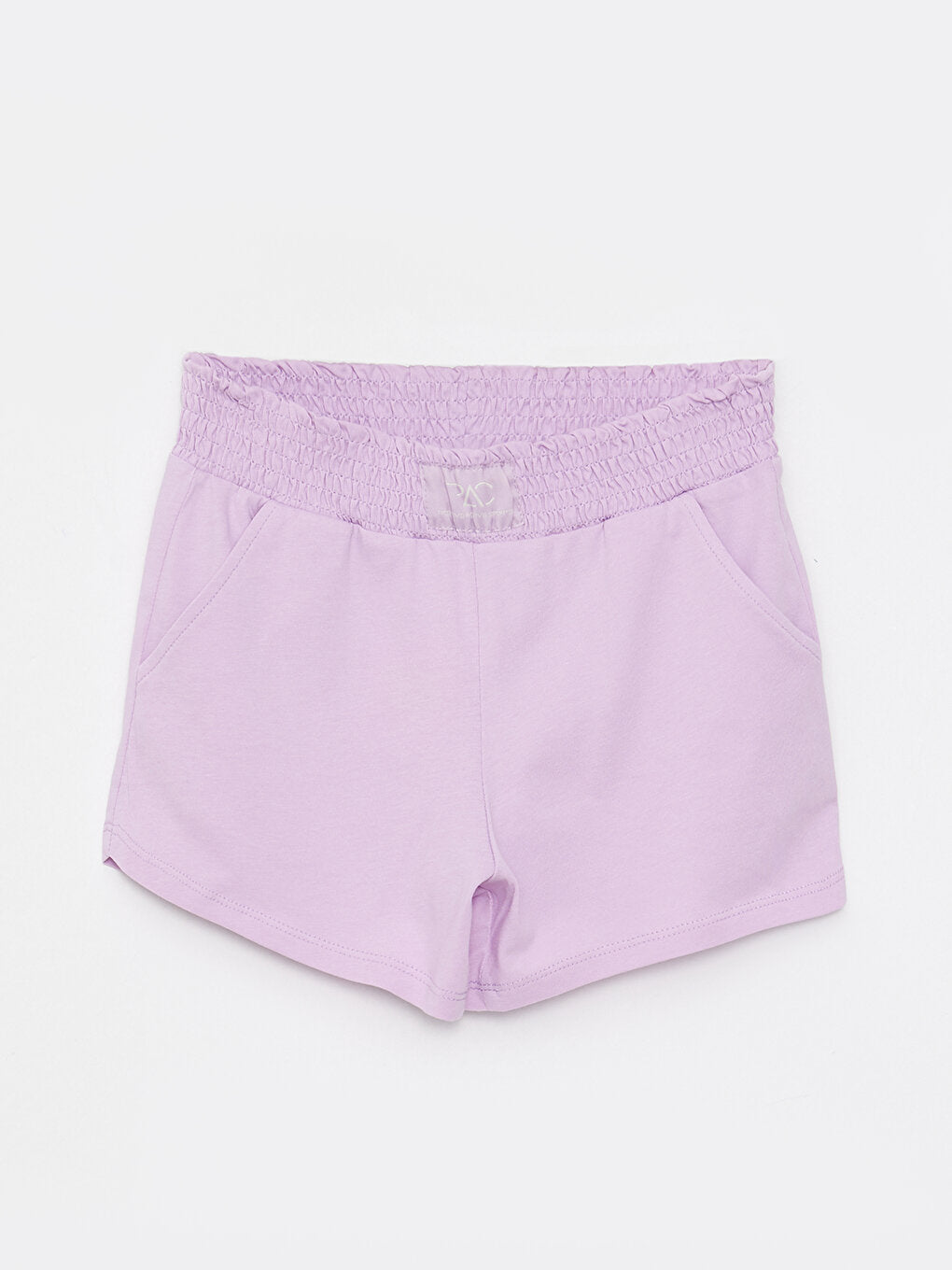 Basic Girls' Shorts with Elastic Waist