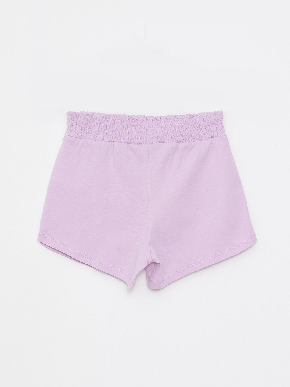 Basic Girls' Shorts with Elastic Waist