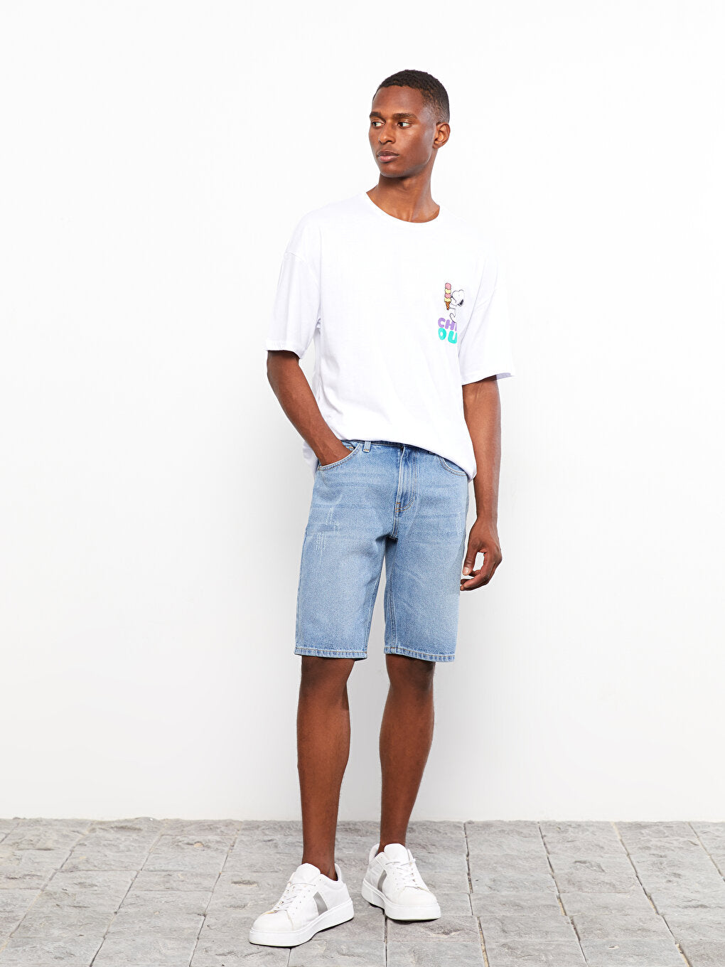 Standard Fit Men's Jean Shorts