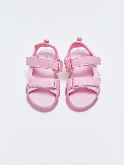 Lighted Velcro Girls Sandals