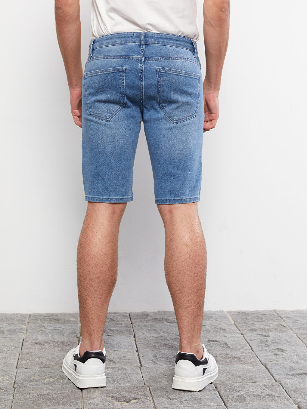 Skinny Fit Men's Jean Shorts