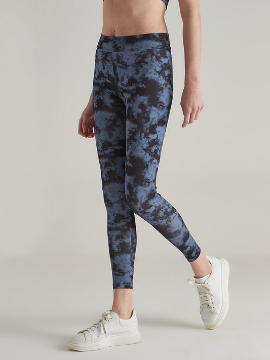 Printed Women's Sports Leggings with Elastic Waist