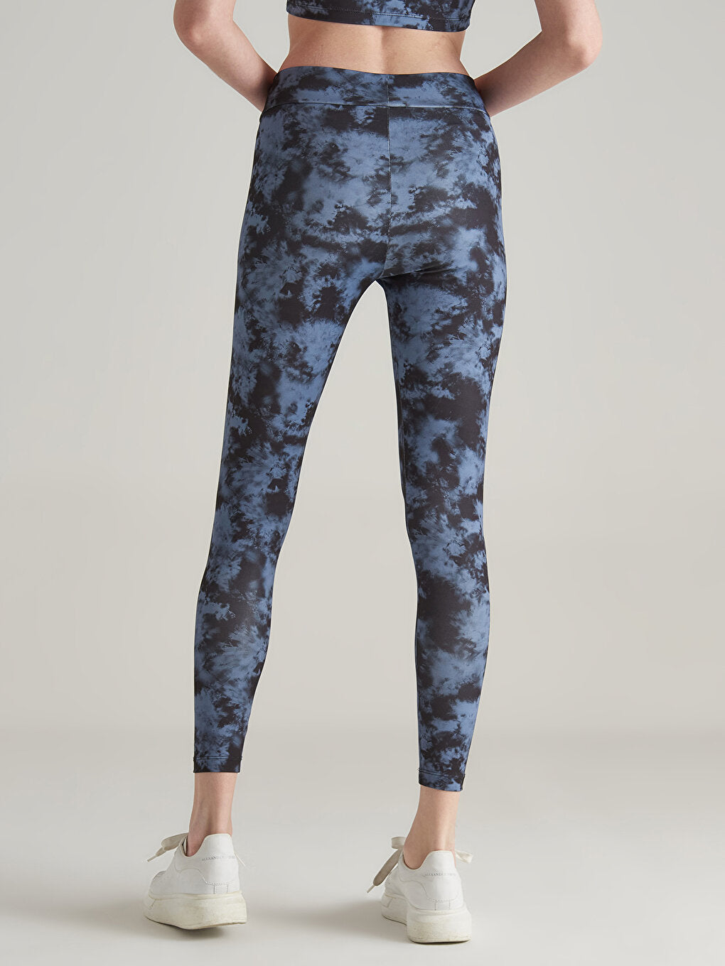 Printed Women's Sports Leggings with Elastic Waist