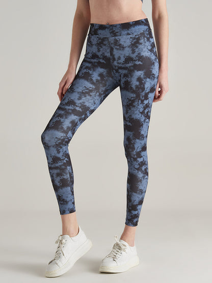 Printed Women's Sports Leggings with Elastic Waist