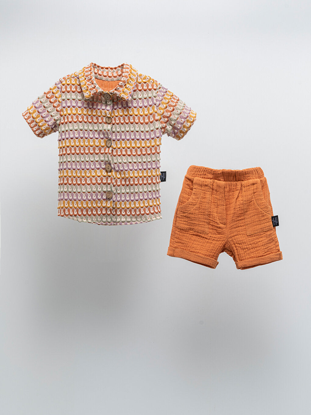 Short Sleeve Baby Shirt and Shorts 2-pack