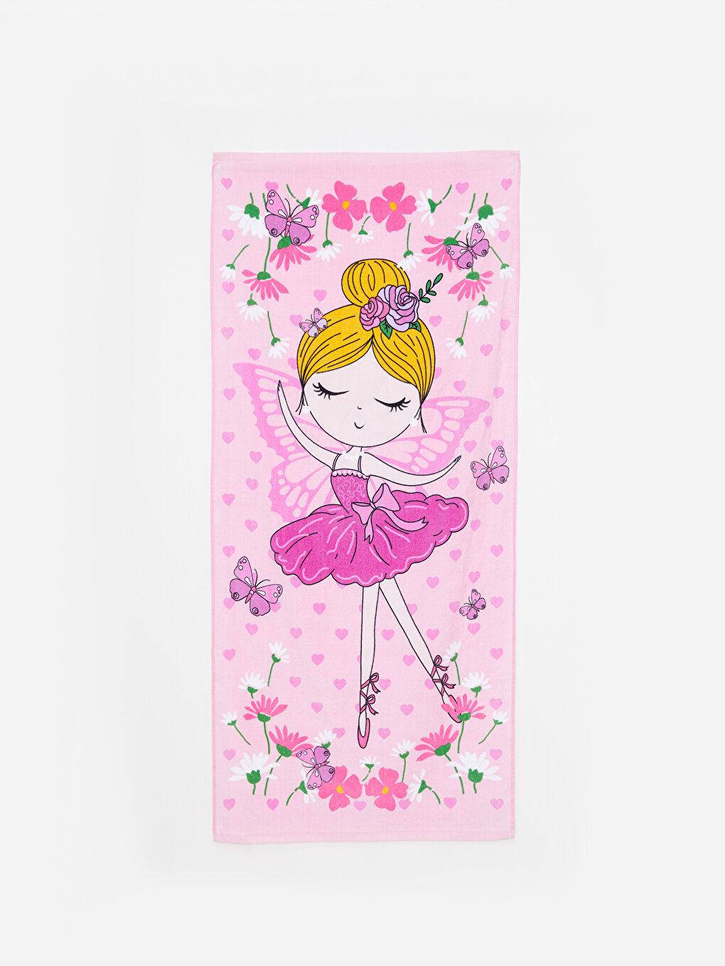 Printed Girls' Velvet Beach Towel