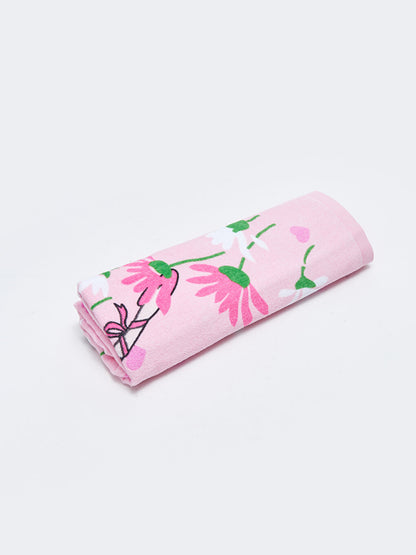 Printed Girls' Velvet Beach Towel