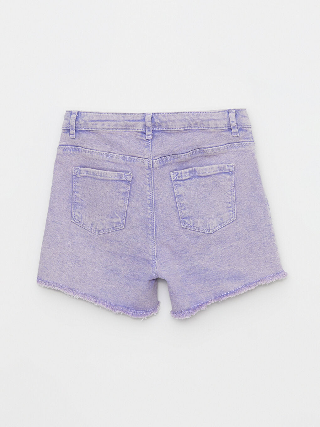 Basic Cotton Girls Jean Shorts