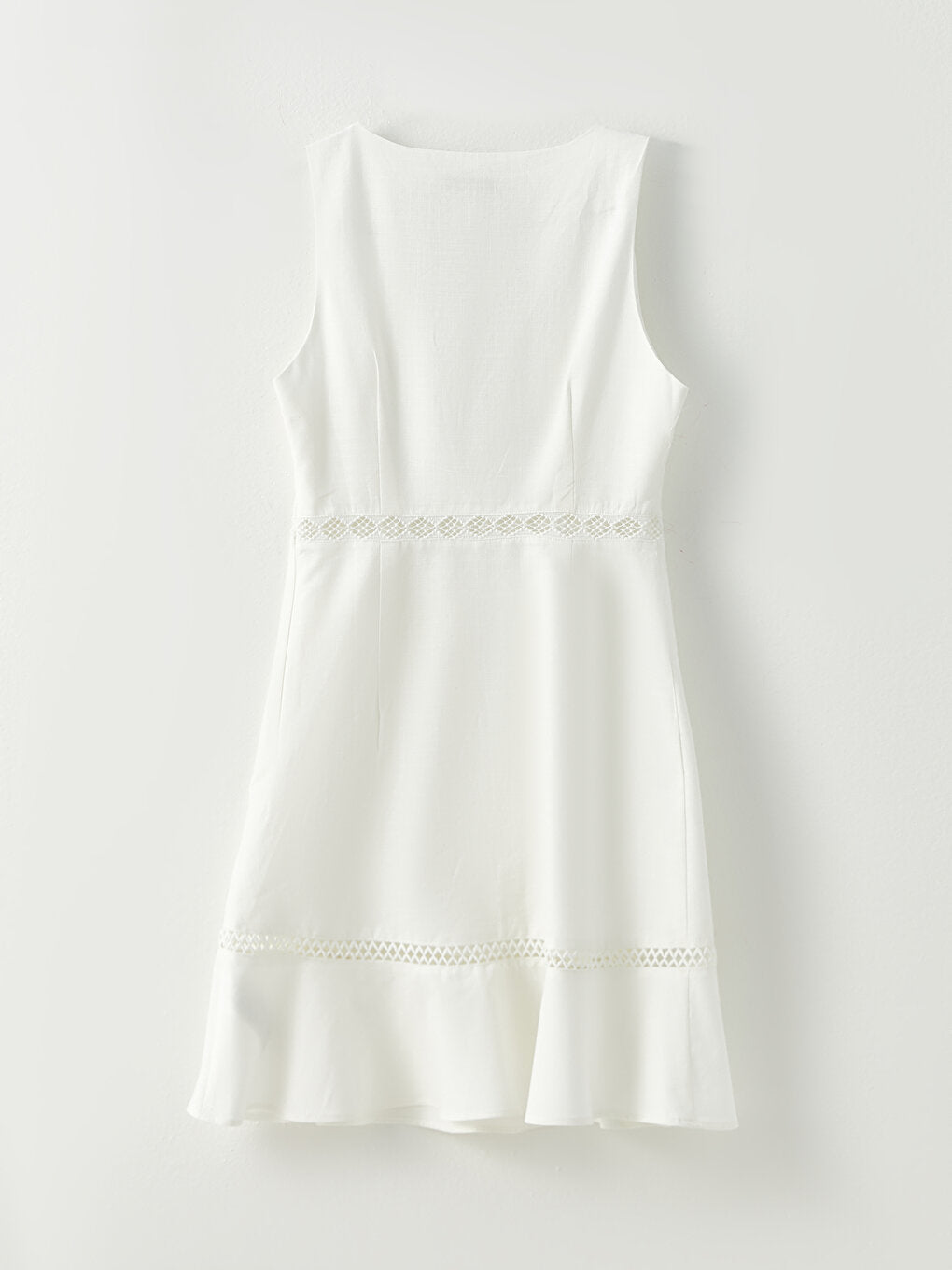 Women's V-Neck Embroidered Sleeveless Dress