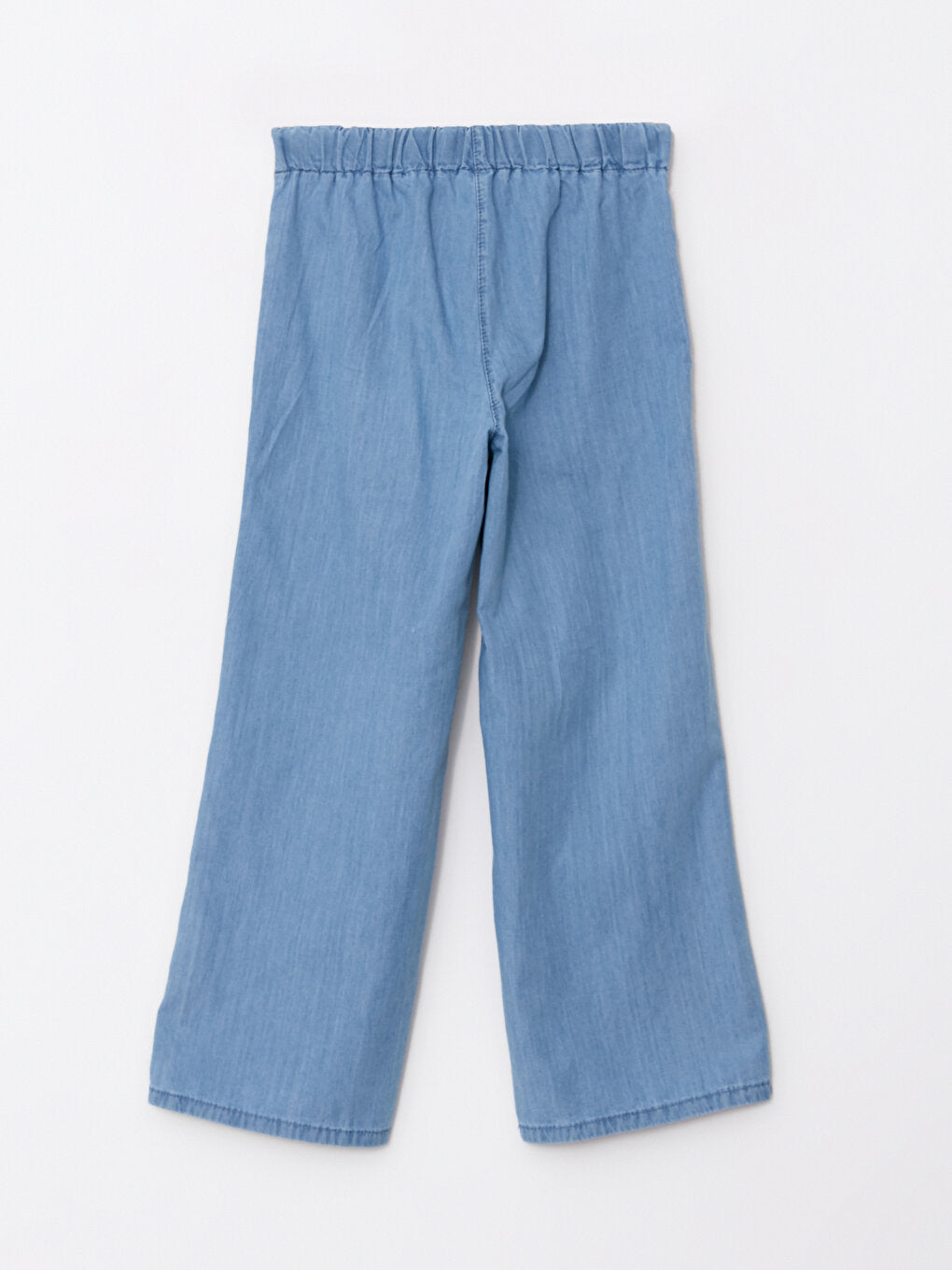 Elastic Waist Girls' Jean Trousers