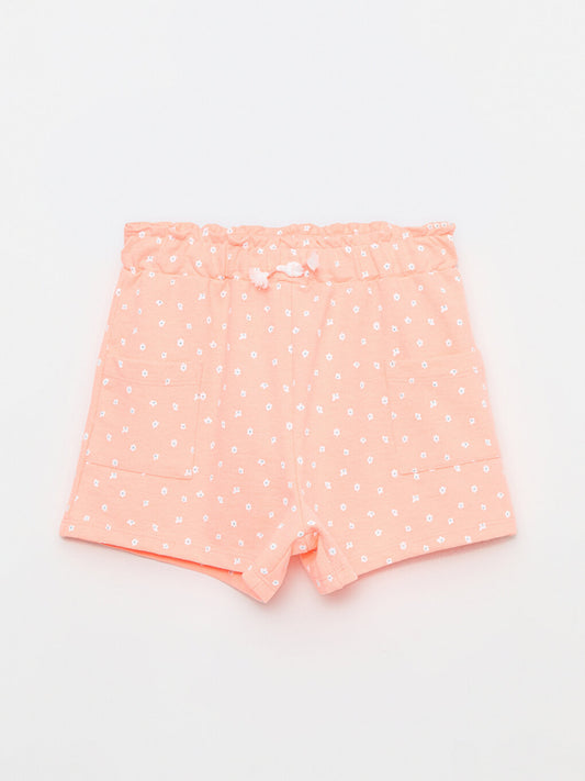 Girls' Shorts with Elastic Waist