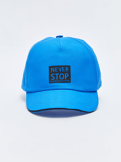 Label Printed Boy Cap Hat