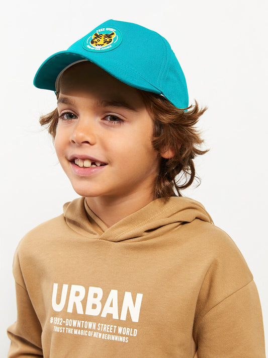 Label Printed Boy Cap Hat