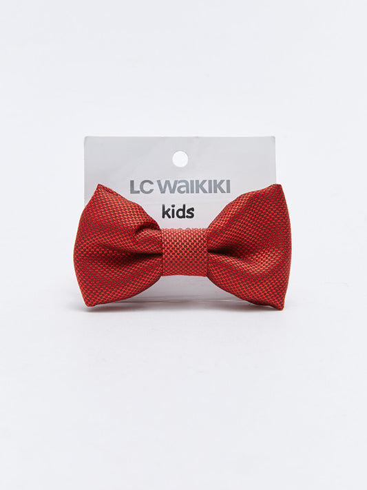 Self Patterned Boy's Bow Tie