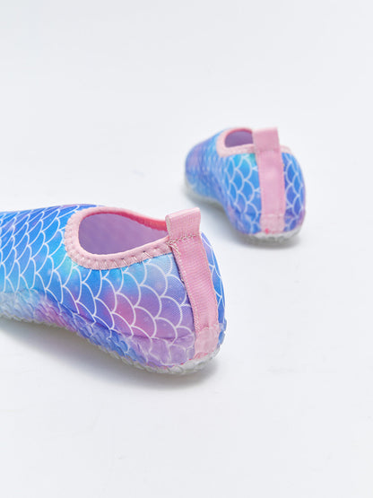 Multicolored Girls' Water Shoes