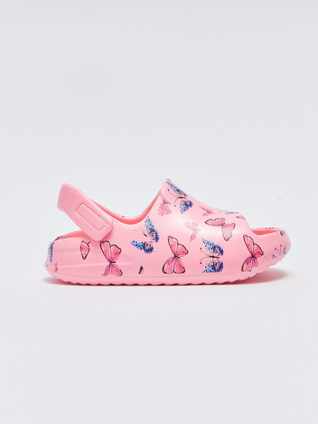 Butterfly Printed Velcro Girls Sandals