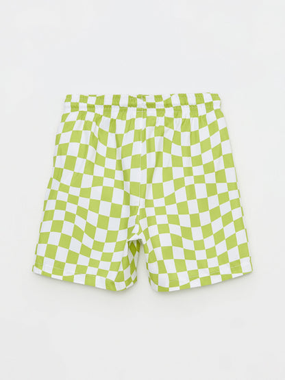 Printed Quick Drying Boys' Swim Shorts