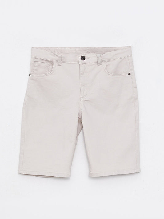 Basic Gabardine Boys' Shorts