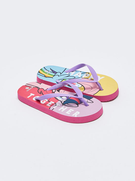 Printed Flip Flops Girls' Beach Slippers