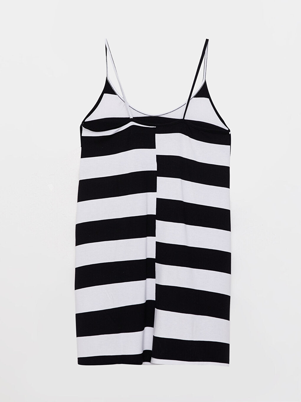 U-Neck Striped Strappy Women's Beach Dress