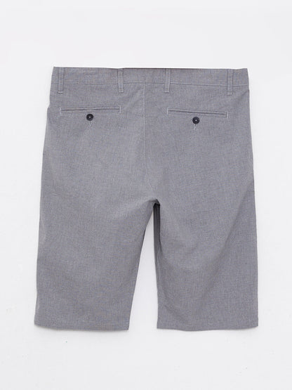 Standard Fit Poplin Men's Shorts