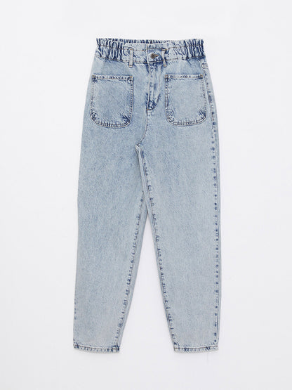 High Waist Slouchy Women's Jean Trousers