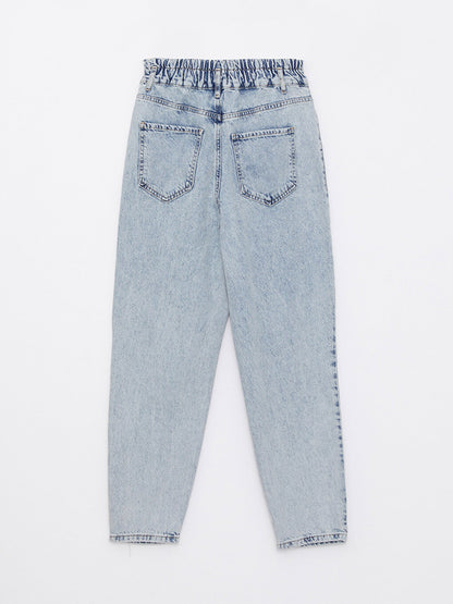 High Waist Slouchy Women's Jean Trousers