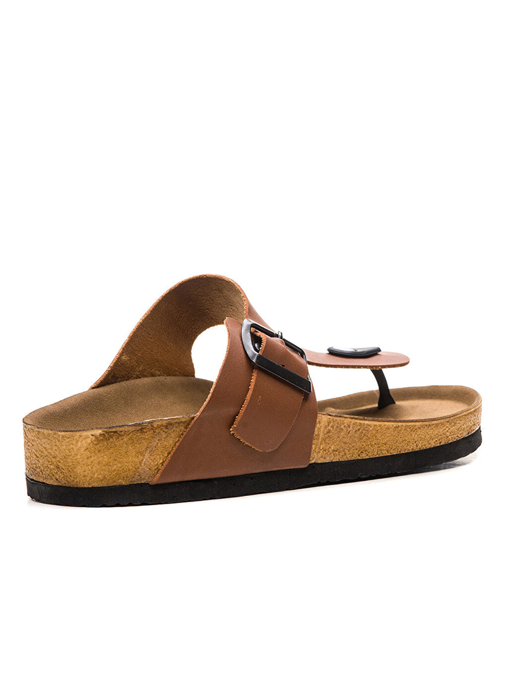 Buckle Detailed Flip Flops for Men